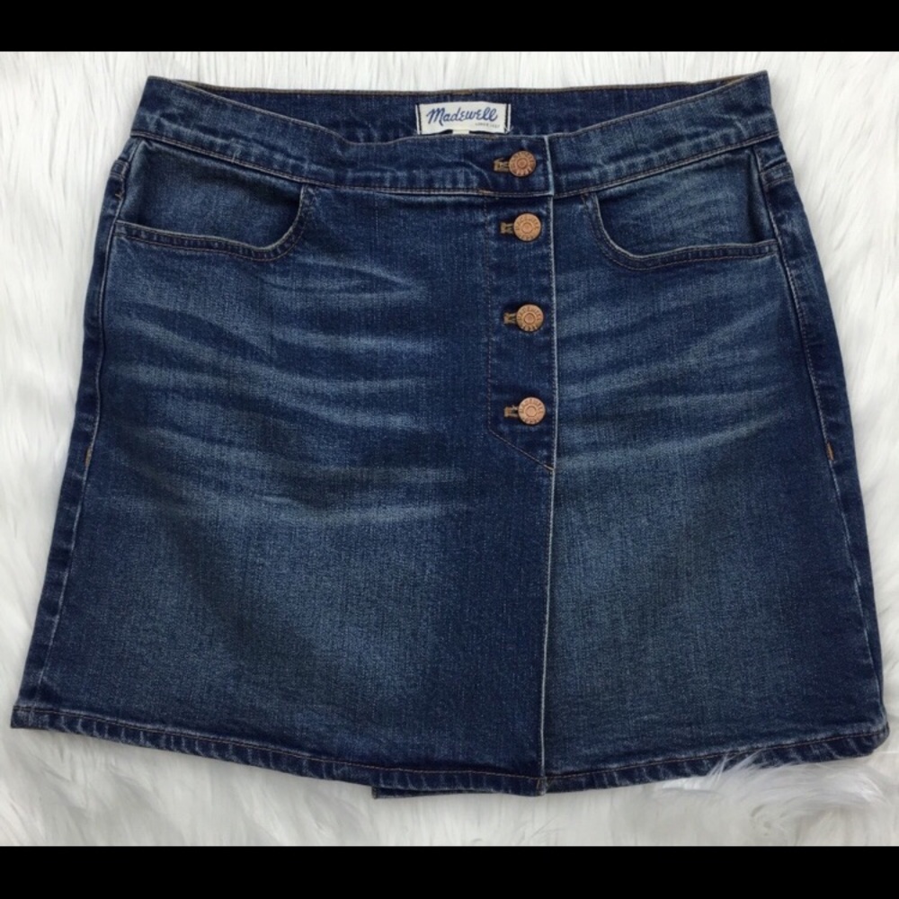 Madewell denim skirt NWT